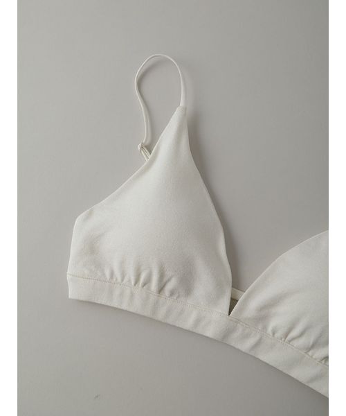 UNDERSON UNDERSON（アンダーソン アンダーソン）の「ファッショントライアングルブラ（ブラジャー・レディース・ブラック/ナチュラル・0/1/2）」の13枚目の写真