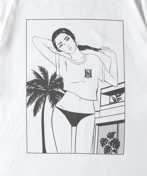 MFC STORE(エムエフシーストア)の「MWC x MFC STORE SUMMER GIRL MONO S/S TEE(Tシャツ/カットソー・メンズ・ホワイト/ブラック/アッシュ・S/M/L/XL)」の12枚目の写真
