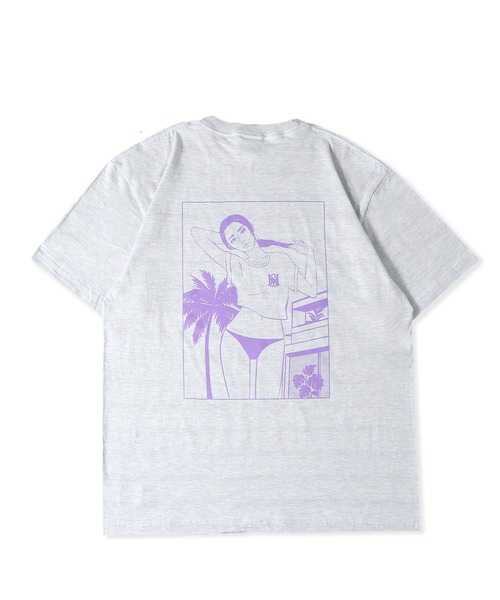 MFC STORE(エムエフシーストア)の「MWC x MFC STORE SUMMER GIRL MONO S/S TEE(Tシャツ/カットソー・メンズ・ホワイト/ブラック/アッシュ・S/M/L/XL)」の4枚目の写真