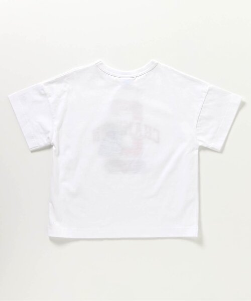 Champion（チャンピオン）の「【別注】チャンピオンカレッジTシャツ（Tシャツ/カットソー・キッズ・ネイビー/オフホワイト・100/110/120/130/140/150）」の9枚目の写真