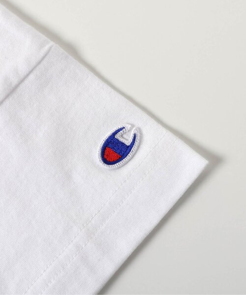 Champion（チャンピオン）の「【別注】チャンピオンカレッジTシャツ（Tシャツ/カットソー・キッズ・ネイビー/オフホワイト・100/110/120/130/140/150）」の4枚目の写真