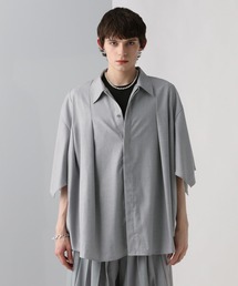 HARE | 【SET UP対応】YOSEポンチョプリーツシャツ(HARE)(シャツ/ブラウス)