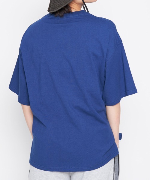 spiritoso(スピリトーゾ)の「【spiritoso】バードプリントカレッジTシャツ(CP)(Tシャツ/カットソー・レディース・ネイビー/ブラック・F)」の15枚目の写真