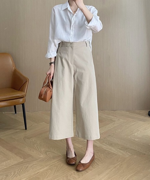 DECADE CLASSIC(ディケイド クラシック)の「カジュアルパンツ(チノパンツ・レディース・ホワイト/ネイビー/ベージュ・SMALL/MEDIUM/LARGE)」の8枚目の写真