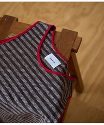 PORT BY ARK（ポートバイアーク）の「PORT BY ARK / ポートバイアーク：Border Tank Top：PO17-T002[COR]（タンクトップ）」