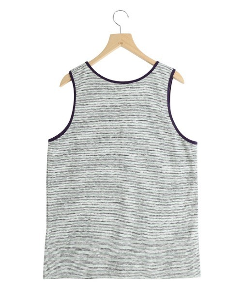 PORT BY ARK（ポートバイアーク）の「PORT BY ARK / ポートバイアーク：Border Tank Top：PO17-T002[COR]（タンクトップ・メンズ・ブラウン系その他/ブルー系その他・FREE）」の11枚目の写真