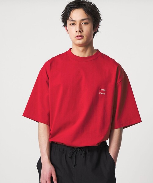 CITEN(シテン)の「<CITEN>ヘヴィーウェイトT(Tシャツ/カットソー・メンズ・ライム/ライラック/ダークグレー/ホワイト/ナチュラル/ネイビー/ブラック/ターコイズブルー系/イエロー/モカ/その他1/ブラウン系/ライトピンク/レッド/ライトブルー/ケリーグリーン/その他2・M/L/S)」の15枚目の写真