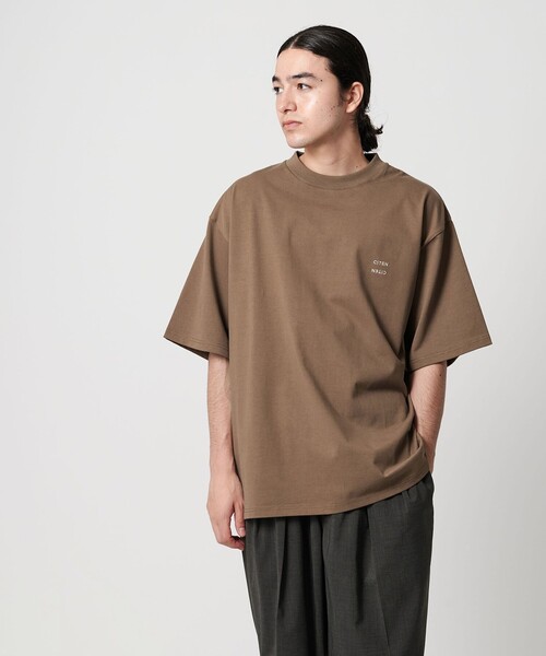 CITEN（シテン）の「＜CITEN＞ヘヴィーウェイトT（Tシャツ/カットソー・メンズ・ライム/ライラック/ダークグレー/ホワイト/ナチュラル/ネイビー/ブラック/ターコイズブルー系/イエロー/モカ・M/L/S）」の4枚目の写真