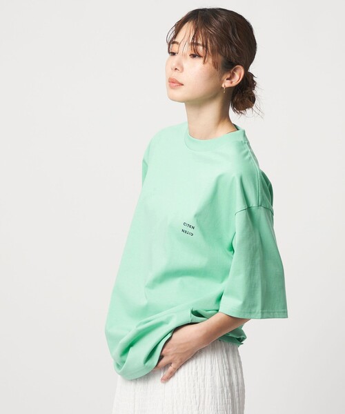 CITEN（シテン）の「＜CITEN＞ヘヴィーウェイトT（Tシャツ/カットソー・メンズ・ライム/ライラック/ダークグレー/ホワイト/ナチュラル/ネイビー/ブラック/ターコイズブルー系/イエロー/モカ・M/L/S）」の15枚目の写真