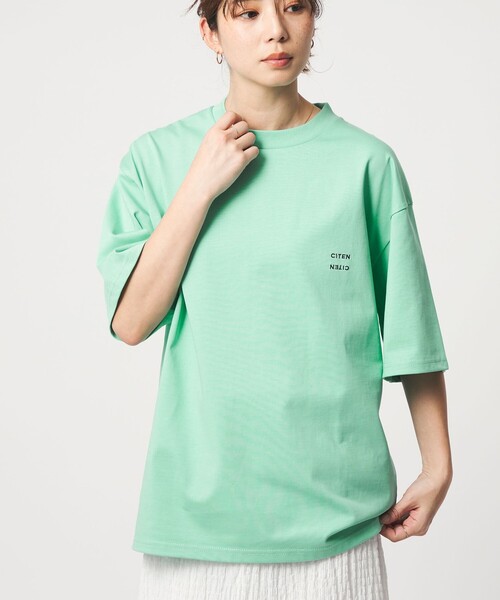 CITEN（シテン）の「＜CITEN＞ヘヴィーウェイトT（Tシャツ/カットソー・メンズ・ライム/ライラック/ダークグレー/ホワイト/ナチュラル/ネイビー/ブラック/ターコイズブルー系/イエロー/モカ・M/L/S）」の16枚目の写真