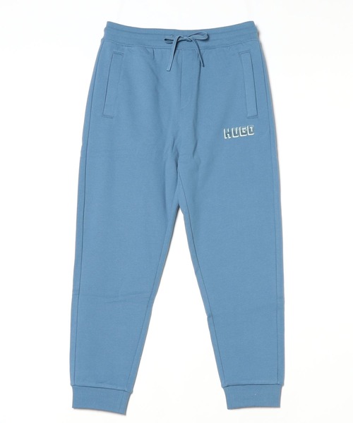 HUGO(ヒューゴ)の「コットンテリー トラックスーツボトムス ロゴプリント(その他パンツ・メンズ・ホワイト/ブルー・L/M/S/XL/XXL/XS)」の2枚目の写真