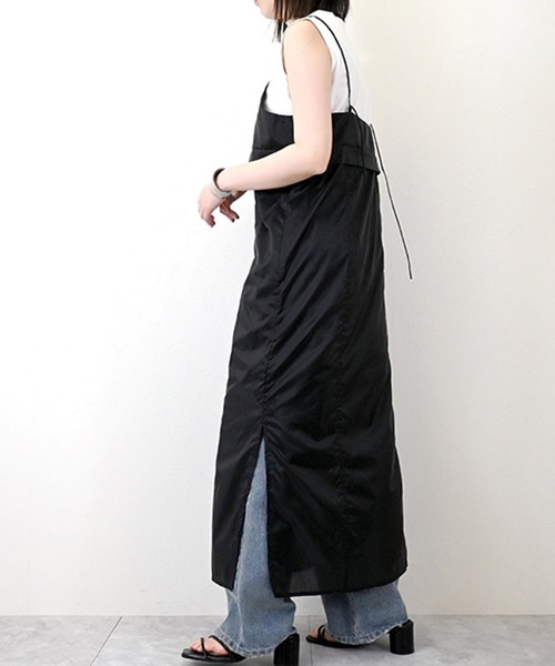 STYLEBLOCK（スタイルブロック）の「ソフトオーガンジーレイヤードキャミワンピース（ワンピース・レディース・ライトグレー・M）」の3枚目の写真