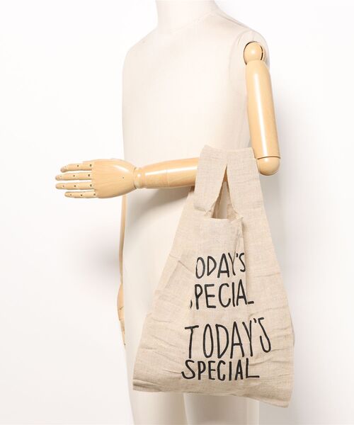 TODAY'S SPECIAL(トゥデイズスペシャル)の「【TODAY'S SPECIAL】MINI JUTE MARCHE BAG/361333(エコバッグ/サブバッグ・レディース・キナリ・FREE)」の8枚目の写真