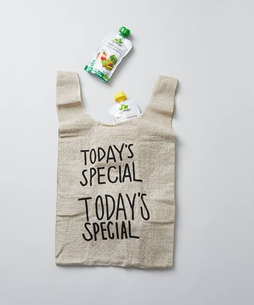 TODAY'S SPECIAL(トゥデイズスペシャル)の「【TODAY'S SPECIAL】MINI JUTE MARCHE BAG/361333(エコバッグ/サブバッグ・レディース・キナリ・FREE)」の1枚目の写真