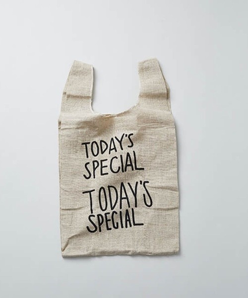 TODAY'S SPECIAL(トゥデイズスペシャル)の「【TODAY'S SPECIAL】MINI JUTE MARCHE BAG/361333(エコバッグ/サブバッグ・レディース・キナリ・FREE)」の2枚目の写真