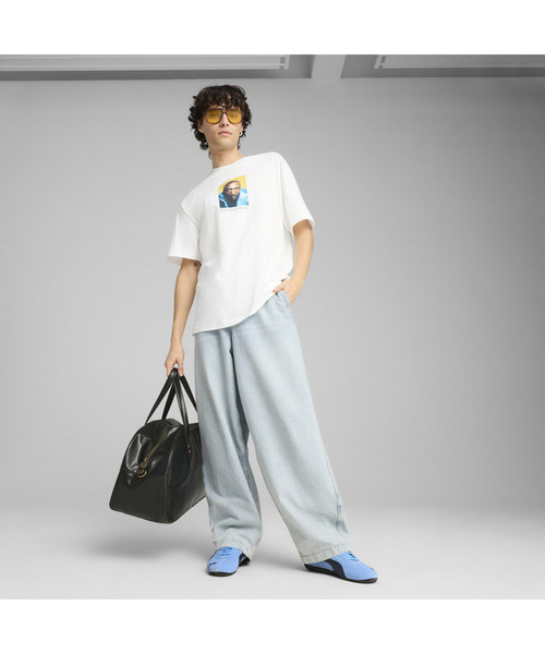 PUMA（プーマ）の「PUMA プーマ メンズ グラフィックス フォト 半袖 Tシャツ（Tシャツ/カットソー・メンズ・ホワイト/ブラック・X-LARGE/SMALL/X-SMALL/MEDIUM/LARGE）」の10枚目の写真