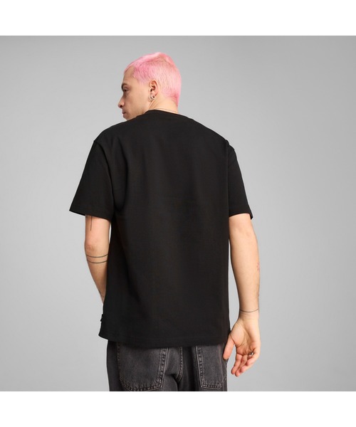 PUMA（プーマ）の「PUMA プーマ メンズ グラフィックス フォト 半袖 Tシャツ（Tシャツ/カットソー・メンズ・ホワイト/ブラック・X-LARGE/SMALL/X-SMALL/MEDIUM/LARGE）」の5枚目の写真