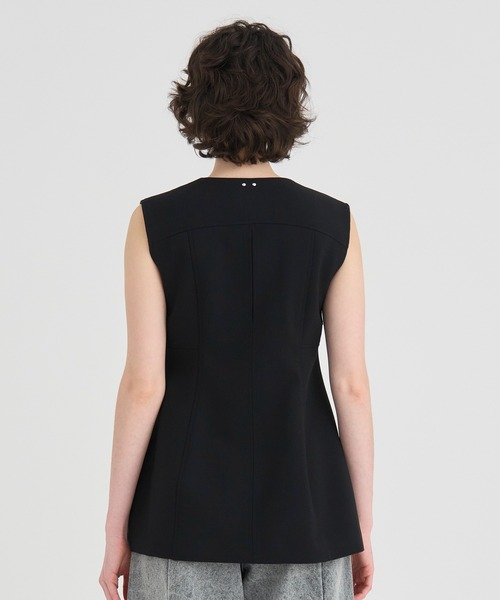 RITAN/リタン】Arch Pattern Cut Vest/アーチパターンカット