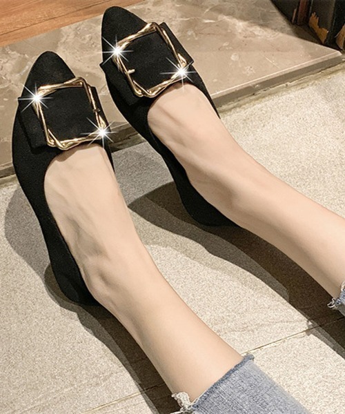shoppinggo（ショッピングゴー）の「パンプス 痛くない ローヒール（パンプス・レディース・ベージュ系その他/ベージュ系その他2/ベージュ系その他4/ピンク/ブラック系その他4/ベージュ/ブルー系その他/ピンク系その他2/ピンク系その他3/ピンク系その他4/ブラック系その他/ブラック系その他3/ベージュ系その他3/ブルー/ブラック/ブラック系その他2/ブルー系その他2/ブルー系その他3/ブルー系その他4/ピンク系その他・23.5cm/24.0cm/25.0cm/23.0cm/24.5cm）」の5枚目の写真