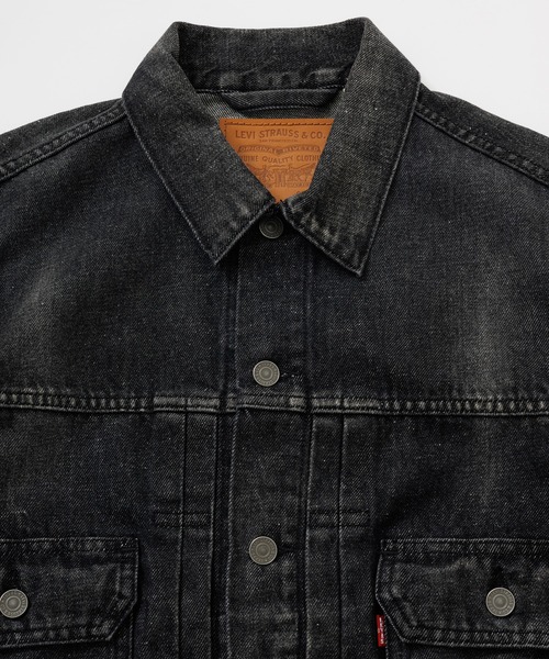 【売り切り価格】BIOTOPコラボ Type 2 TRUCKER BK EX M Levi's(R)| BIOTOP】 TYPE 2 TRUCKER BLK EX（デニムジャケット