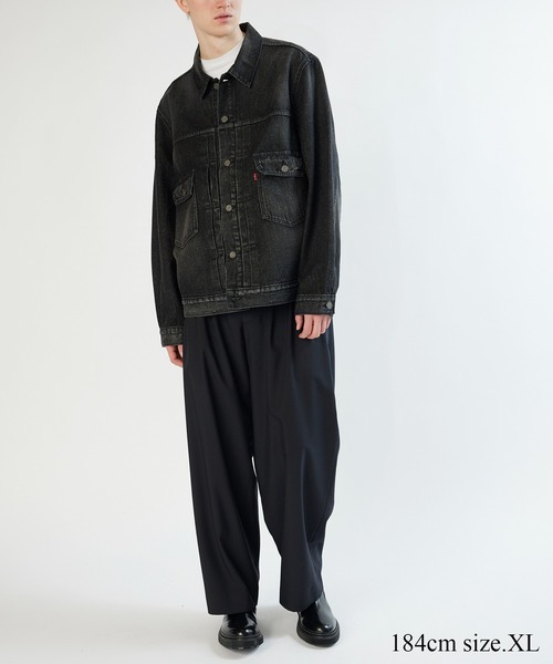 【Levi's(R)| BIOTOP】 TYPE 2 TRUCKER BLK Levi's(R)| BIOTOP】 TYPE 2 TRUCKER BLK EX（デニムジャケット