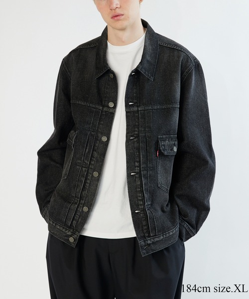 Levi's(R)| BIOTOP】 TYPE 2 TRUCKER BLK EX（デニムジャケット