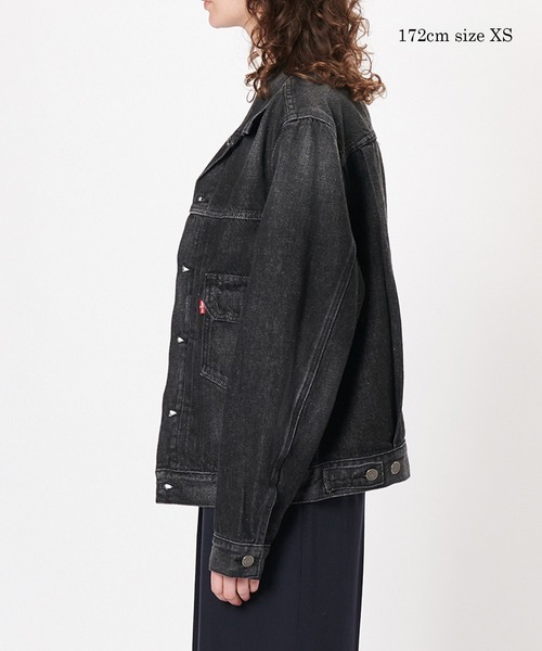 ジャケット・アウター Levi's(R)| BIOTOP TYPE 2 TRUCKER BLK BIOTOP(ビオトープ) / 【Levi's(R)| BIOTOP】 TYPE 2 TRUCKER