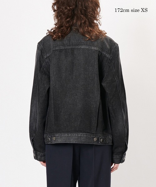Levi's BIOTOP TYPE 2 TRUCKER 一度のみ着用の美品 ADAM ET ROPE'｜【Levi's(R)| BIOTOP】 TYPE 2 TRUCKER BLK EX