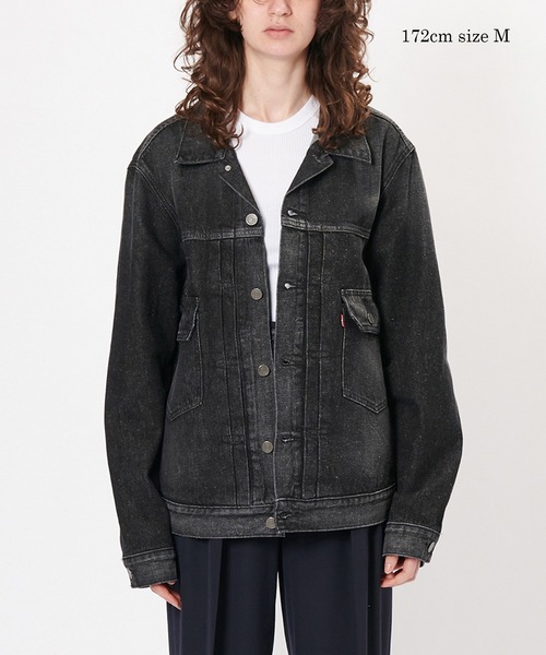 お見舞い TYPE BIOTOP】 Levi's(R)| 2 EX（デニムジャケット BLK TRUCKER ジャケット・アウター