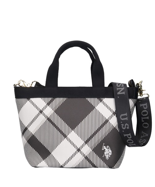 U.S. POLO ASSN.(ユーエスポロアッスン)の「【U.S. POLO ASSN.】 ユーエスポロアッスン シュリンク 2WAYトートバッグ USPA-2676(トートバッグ・レディース・ピンク系その他/グレー系その他/ブラック系その他/ピンク/ネイビー系/ブラック/グレー/ネイビー/ブラウン系その他/キャメル・FREE)」の2枚目の写真