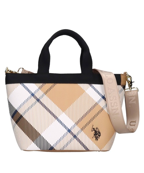 U.S. POLO ASSN.(ユーエスポロアッスン)の「【U.S. POLO ASSN.】 ユーエスポロアッスン シュリンク 2WAYトートバッグ USPA-2676(トートバッグ・レディース・ピンク系その他/グレー系その他/ブラック系その他/ピンク/ネイビー系/ブラック/グレー/ネイビー/ブラウン系その他/キャメル・FREE)」の5枚目の写真