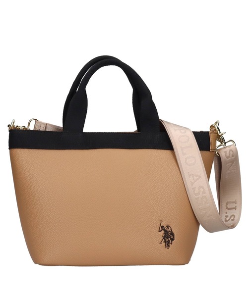 U.S. POLO ASSN.(ユーエスポロアッスン)の「【U.S. POLO ASSN.】 ユーエスポロアッスン シュリンク 2WAYトートバッグ USPA-2676(トートバッグ・レディース・ピンク系その他/グレー系その他/ブラック系その他/ピンク/ネイビー系/ブラック/グレー/ネイビー/ブラウン系その他/キャメル・FREE)」の8枚目の写真