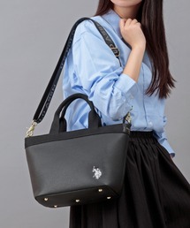 U.S. POLO ASSN.（ユーエスポロアッスン）の「【U.S. POLO ASSN.】 ユーエスポロアッスン シュリンク 2WAYトートバッグ USPA-2676（トートバッグ・レディース）」