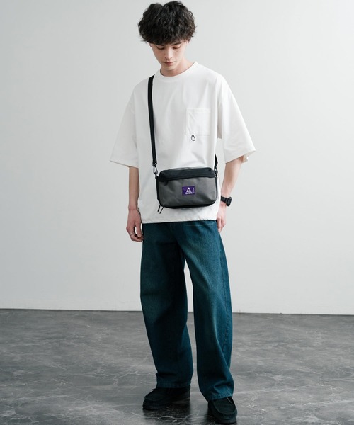 GERRY(ジェリー)の「GERRY ジェリー 撥水加工 E/Fマルチショルダーバッグ ワンポイントロゴ斜め掛けバッグ(ショルダーバッグ・メンズ・ベージュ/チャコールグレー/ブラック/マルチ・FREE)」の8枚目の写真