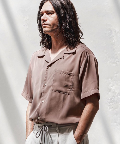 mhs2389-オープンカラーシャツ（シャツ/ブラウス）｜CAMBIO（カンビオ