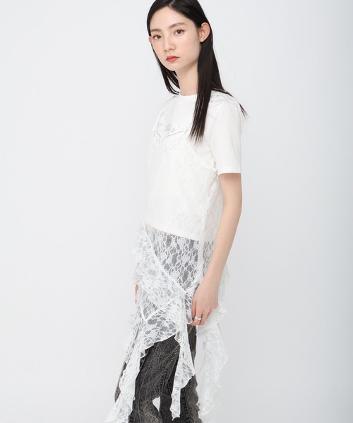 3.3 Field Trip （3.3フィールドトリップ）の「3.3Field Trip／カスケードキャミワンピース（ワンピース・レディース・ホワイト・FREE）」の6枚目の写真