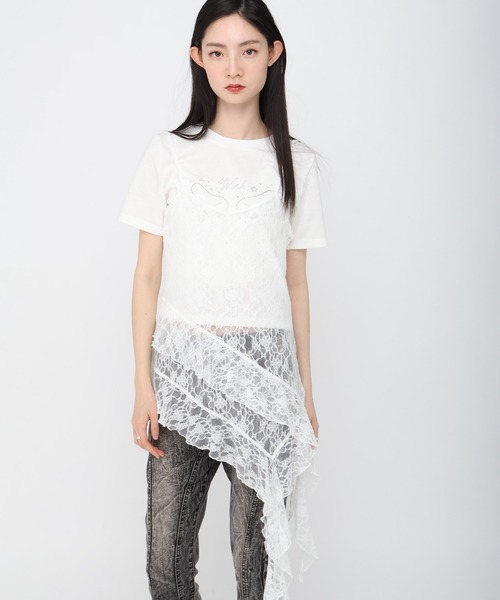 3.3 Field Trip （3.3フィールドトリップ）の「3.3Field Trip／カスケードキャミワンピース（ワンピース・レディース・ホワイト・FREE）」の5枚目の写真