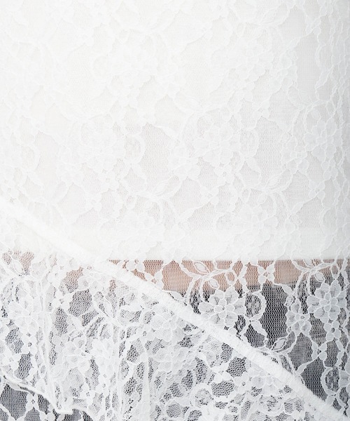 3.3 Field Trip （3.3フィールドトリップ）の「3.3Field Trip／カスケードキャミワンピース（ワンピース・レディース・ホワイト・FREE）」の14枚目の写真