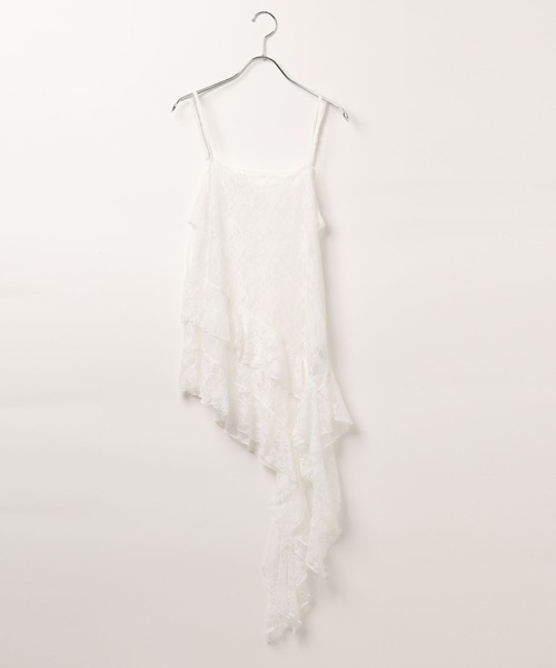 3.3 Field Trip （3.3フィールドトリップ）の「3.3Field Trip／カスケードキャミワンピース（ワンピース・レディース・ホワイト・FREE）」の7枚目の写真