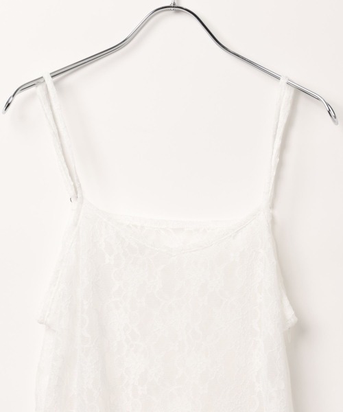 3.3 Field Trip （3.3フィールドトリップ）の「3.3Field Trip／カスケードキャミワンピース（ワンピース・レディース・ホワイト・FREE）」の9枚目の写真