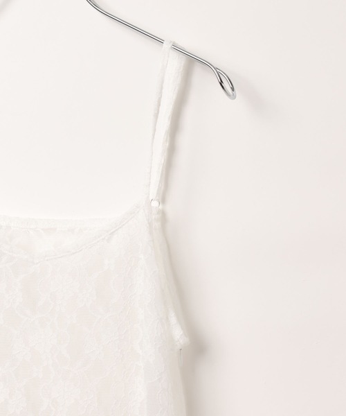 3.3 Field Trip （3.3フィールドトリップ）の「3.3Field Trip／カスケードキャミワンピース（ワンピース・レディース・ホワイト・FREE）」の10枚目の写真