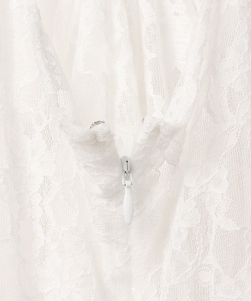 3.3 Field Trip （3.3フィールドトリップ）の「3.3Field Trip／カスケードキャミワンピース（ワンピース・レディース・ホワイト・FREE）」の15枚目の写真