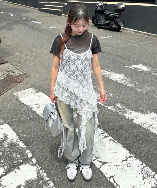 3.3 Field Trip （3.3フィールドトリップ）の「3.3Field Trip／カスケードキャミワンピース（ワンピース・レディース・ホワイト・FREE）」の19枚目の写真