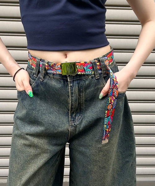 セール】【6柄展開】つけるだけで平成コーデに！Y2Kガチャベルト/GI