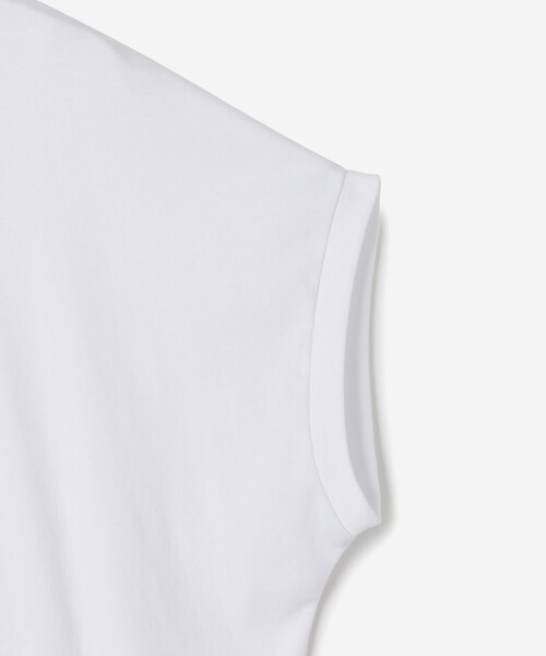 GYMPHLEX(ジムフレックス)の「Gymphlex | スムースコットン クルーネックTシャツ WOMEN(Tシャツ/カットソー・レディース・ホワイト/ブラック・14)」の10枚目の写真