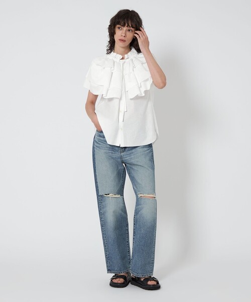 ASTRAET アストラットフライス フリルTシャツ† ASTRAET（アストラット）の「＜ASTRAET（アストラット）＞CO