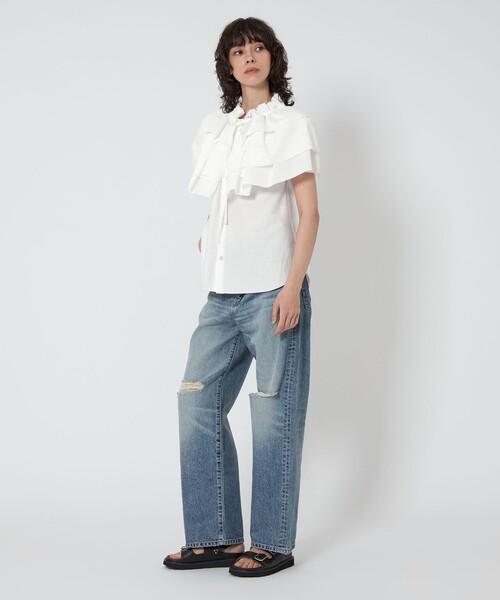 ASTRAET（アストラット）の「＜ASTRAET＞フリルカラー ノースリーブ