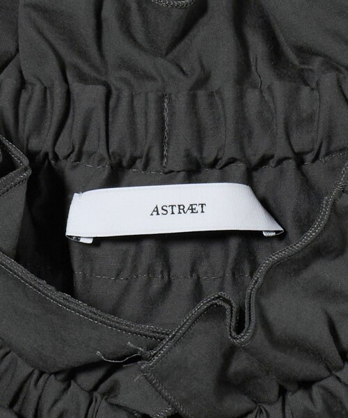 セール】＜ASTRAET＞フリルカラー ノースリーブブラウス（シャツ