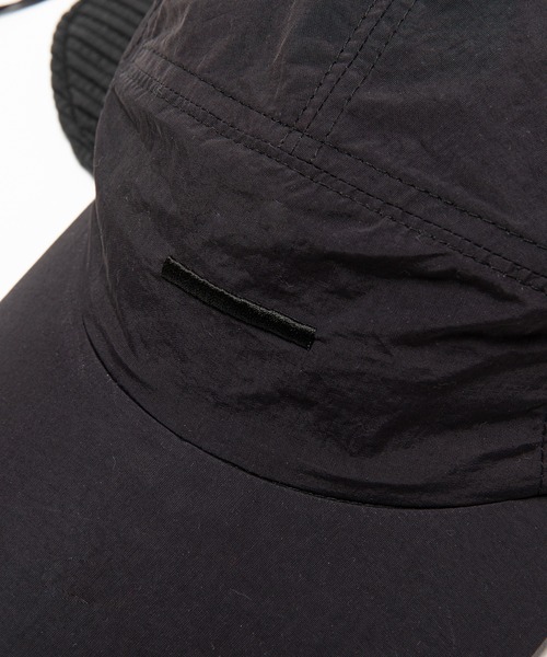 meanswhile（ミーンズワイル）の「Uneven Fabric Cover Cap（キャップ・メンズ・ブラック・FREE）」の7枚目の写真