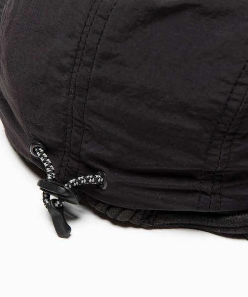 meanswhile（ミーンズワイル）の「Uneven Fabric Cover Cap（キャップ・メンズ・ブラック・FREE）」の9枚目の写真